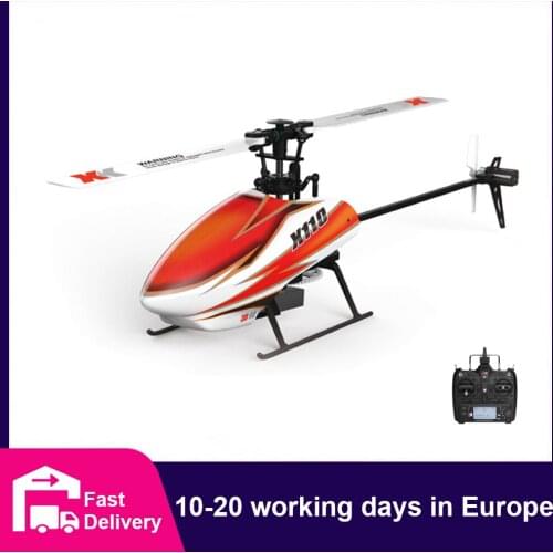 WLtoys K110 RC Helicopter 6-Axis Gyro Stabilizer Altitude Hold Brushless Motor with Rollover Inverted Helicopters Toys for Kids
