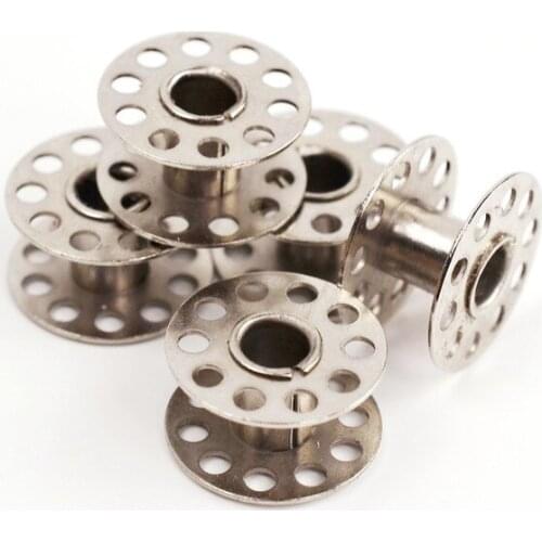 25Pcs/Lot High Quality Metal Bobbins Spool Tools Vintage Industrial Sewing Parts Machine Bobbin DIY Apparel Crafts Accessories