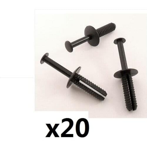 20x For Fiat Bumper & Wheel Arch Plastic Rivet Body Panel Retaining Trim Clips