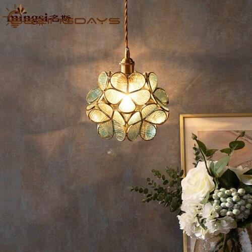 20X22.5cm Luxury and Simplicity Ba Tai Deng Cool Creative Nordic Restaurant Small Droplight American Post-Modern Shu Fang Deng