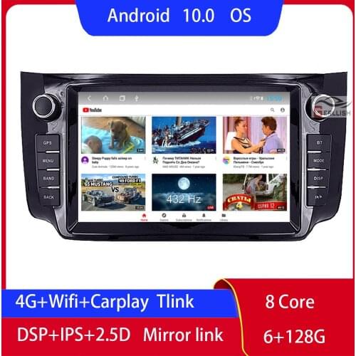 For Nissan Sylphy B17 Sentra 12 2013-2016 Android Auto Video Spelers Autoradio Carplay Car Mobile Internet Radio Wifi Granta Dab