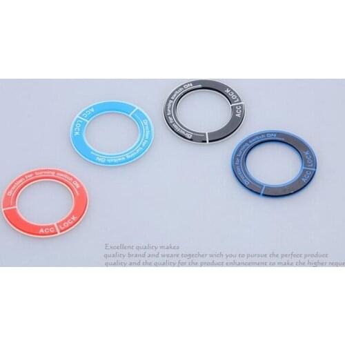 Ignition Key Ring sticker Interior Accessories For N/issan Blue Bird 2016 Ignition Switch Cover Car styling
