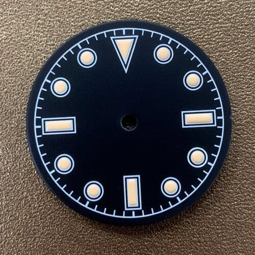 Dial watch accessories literally modified 28.5mm assembly Japanese NH35 automatic movement luminous green white orange