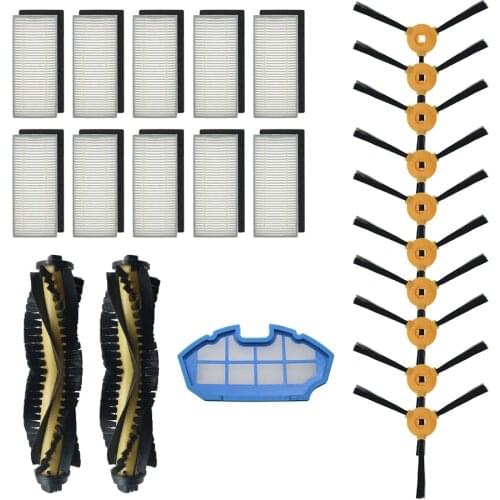 Hot sale Replacement Accessory Kit Filter Main Brush Side Brush For Ecovacs DEEBOT N79S N79 Robotic Vacuum Cleaner Filter+Brush