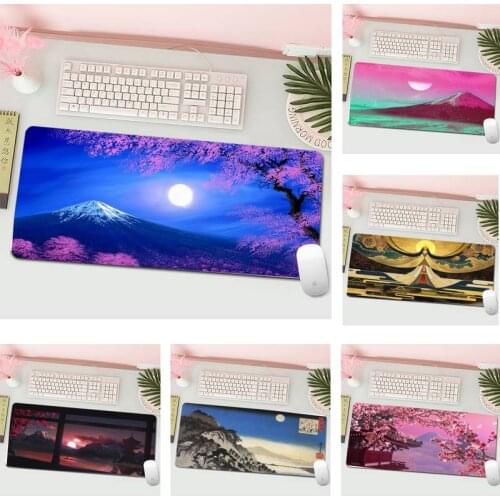 Japan Famous Mount Fuji art Mouse Pad Art Gamer Soft Anime Natural Rubber Office Decoration Carpet Desk Mat Mouse Mat MousePads