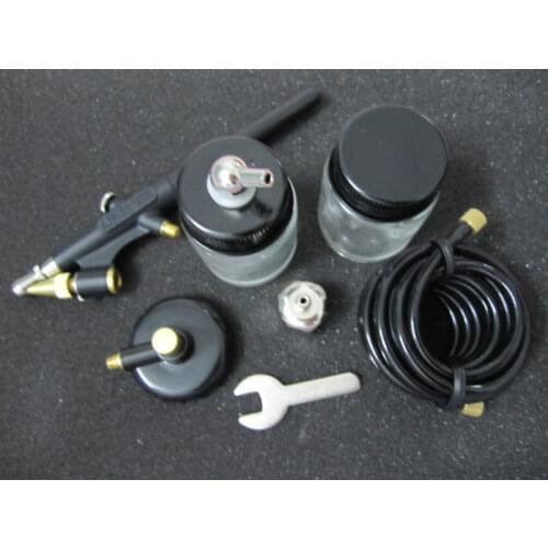 Hot Air Brush Kit Hobby Airbrush Spray Gun Tool Car Model Paint Set Airbrushing