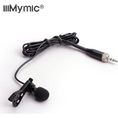 Professional Lavalier Lapel Unidirectional Condenser Microphone For Sennheiser Wireless BodyPack Transmitter 3.5 mm Lockable