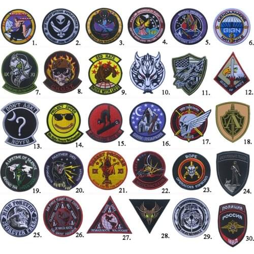 USA Russia Air Force Special Black Ops Area Flight Test Squadron Bomb Cats Tactical Military ARMY Patch Badge Applique
