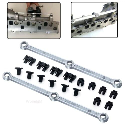 Wooeight 6420903237 6420907737 OM642 Aluminum Intake Manifold Runner Connecting Rods Repair Kits Fit For Mercedes Diesel 3.0L V6