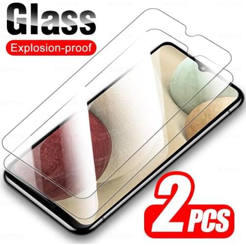 2pcs Protective Glass For Samsung A12 Glass Screen Protector For Samsung Galaxy A12 A 12 SM-A125F 6.5" Full Cover Tempered Film