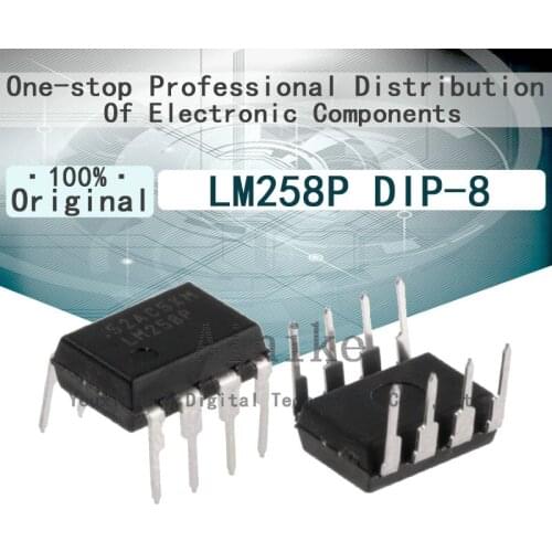 10/Pcs New Original LM258P LM258 DIP-8 Low power dual operational amplifier IC chip