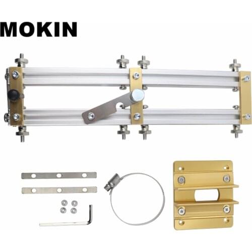 2 In 1 Woodworking Pocket Hole Jig Adjustable Doweling Punch Locator For Furniture Connecting Trimming Machine Slotting Fixture