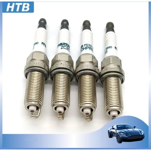 4pcs/lot PE5S-18-110 ZC20HPR11 Iridium Spark Plug For Mazda 2 3 6 M3 M6 CX-3 CX-5 2.0 2.5 L PE5R18110 ZC20HPR-11 VCH20