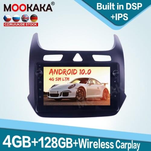 128GB Carplay Android 10.0 Car Multimedia Player for Chevrolet cobalt 2011-2018 Auto Radio GPS Navigation Audio Stereo Head Unit