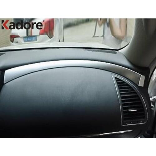 For Nissan Armada Patrol Royale Nismo For Infiniti QX56 QX80 Y62 2016-2018 Center Control Panel Cover Trim Interior Accessories