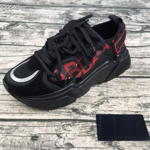 European Station 2021 New Leather Casual White Shoes For Men And Women Di Lieba Same Ladies Style Running Shoes For Men And New