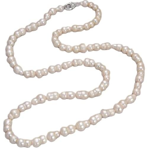 GG Jewelry 44'' Cultured White Twins Pearl Long Necklace