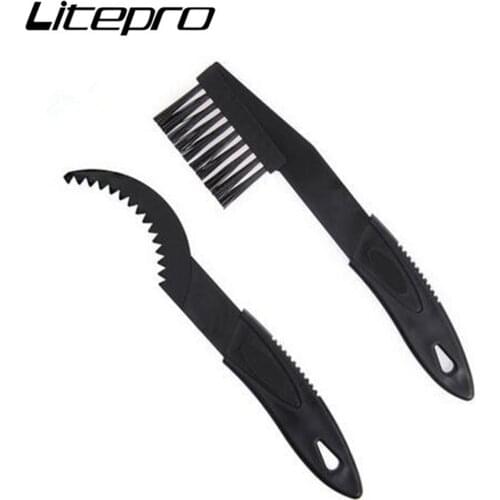 MTB Mountain Bicycle Clean Brush Road Folding Bike Chain Tooth Plate Gear Cleaning Tool Riding Equipment Accessory