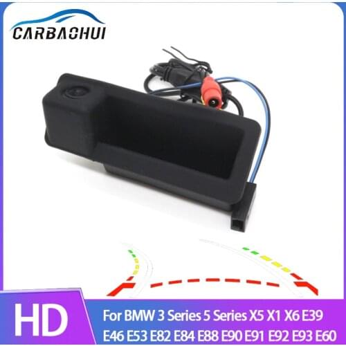 CCD HD Car Trunk Handle Rear View Camera For BMW 3 Series 5 Series For BMW X5 X1 X6 E39 E46 E53 E82 E84 E88 E90 E91 E92 E93 E60