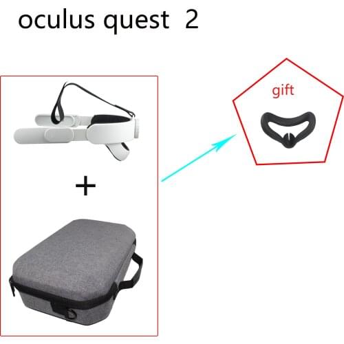 Combination package. Suitable for oculus quest 2 controller elite headband storage bag VR accessory protective cover