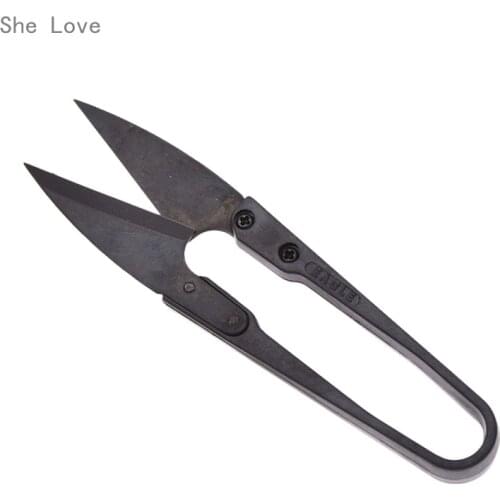 Chzimade U Shape Clipper Trimming Scissors Nipper Sewing Embroidery Thrum Yarn Cutter For Fabric Craft Household