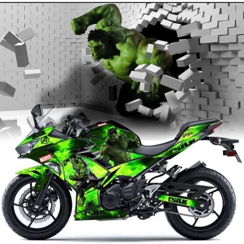 Ruilian 3M Customized Motorcycle Graphic Dirt Bike Sticker kit GRAPHICS DECALS STICKERS FOR KAWASAKI ninja 250 300 400
