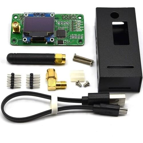 Hotspot Board + Aluminium Case Support UHF VHF Support P25 DMR YSF DSTAR NXDN POCSAG for Raspberry Pi-Zero W, Pi 3