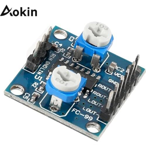 PAM8406 5W Digital Amplifier Board With Volume Potentiometer 5Wx2 Stereo M70 Two channel 2.5-5V