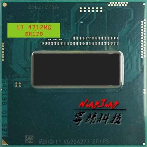 Intel Core i7-4712MQ i7 4712MQ SR1PS 2.3 GHz Quad-Core Eight-Thread CPU Processor 6M 37W Socket G3 / rPGA946B