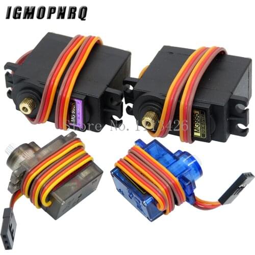 SG90 MG90S MG995 MG996 Servo Metal Gear for Model Helicopter Boat For Arduino UNO DIY