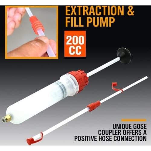 200cc Fluid Extractor Syringe/ Oil Suction Pump, Manual Extraction Filling Pump