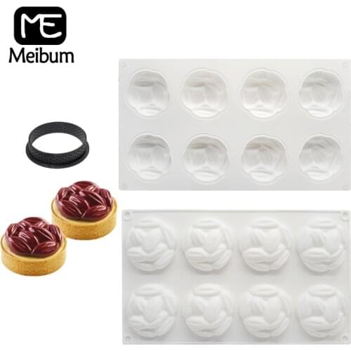 Almond Shape Silicone Chocolate Mousse Pastry Moulds Cake Mold Tart Ring Muffin Dessert Decorators Baking Decorating Tool
