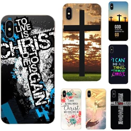 Bible Verse Philippians Jesus Christ Christian For Huawei NOVA 6 SE 5 P40 p30 lite Pro Honor V30 20 Pro Mate 30 Pro Lite 20s