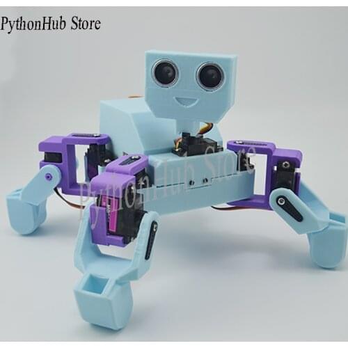Voice Recognition Control Scratch3.0, Mixly Graphical Programming Quadruped Spider Robot