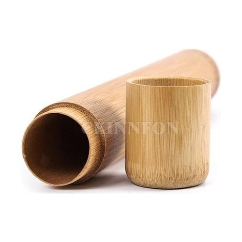 100Pcs/Lot Bamboo Toothbrush Novelty Wooden Teeth Brush soft-bristle Bamboo Fibre Wooden Handle Bamboo Tube Charcoal Set