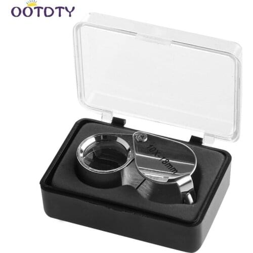 10X-18mm Mini Triplet Jeweler Eye Loupe Magnifier Magnifying Glass Jewelry Diamond New