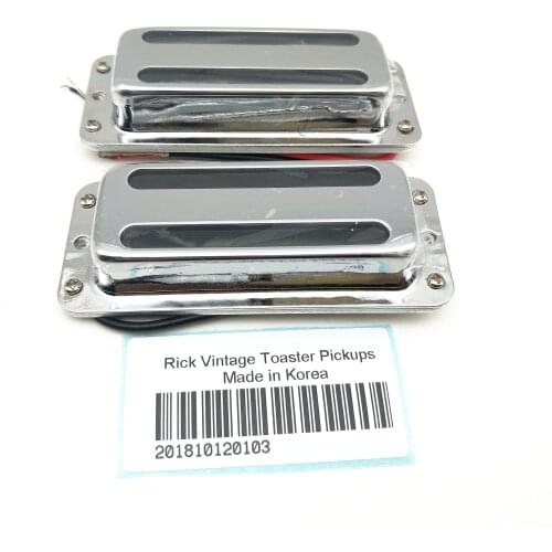 New 1 Set Chrome Rick Vintage Toaster Electric Guitar Pickups for Ricken Guitars 2PCS / 3PCS
