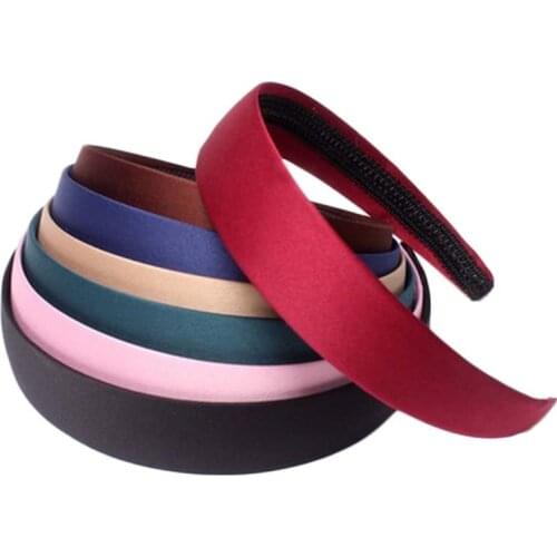 3PCS Solid Hairbands For Women Head bands Hair bow Wrap Ladies hair accessories capelli haarbanden voor vrouwen headdress