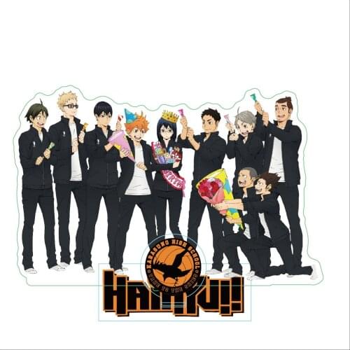 Anime Haikyuu!! Hinata Kageyama Tsukishima Sugawara Acrylic Stand Figure Desktop Decor Collection Model Toy Doll Gifts Cosplay