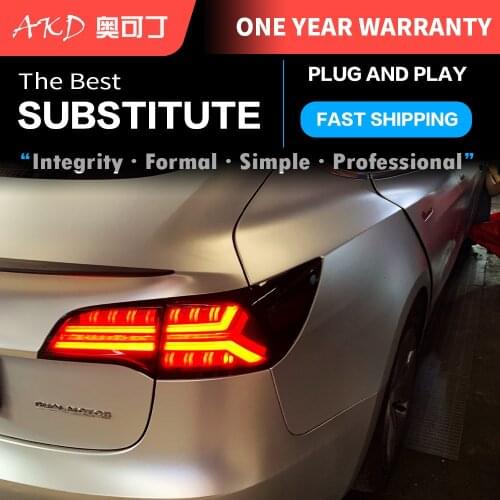 Car Parts Goods Tail Light For Tesla Model 3 Model3 Taillights Rear Lamp LED Signal Reversing Parking Lights