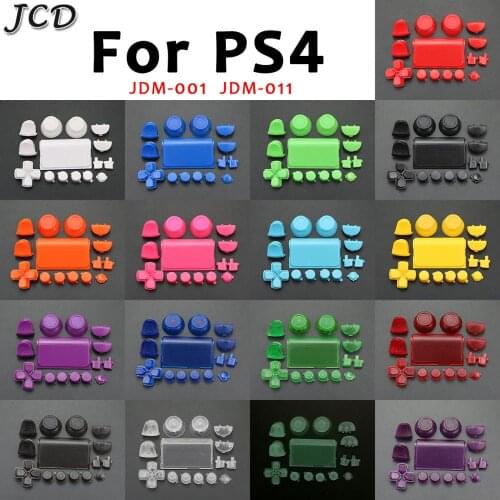JCD Full Button Mod Kit For Sony PlayStation 4 PS4 JDM-001 011 Controller R2 L2 R1 L1 Trigger Buttons Game Accessories