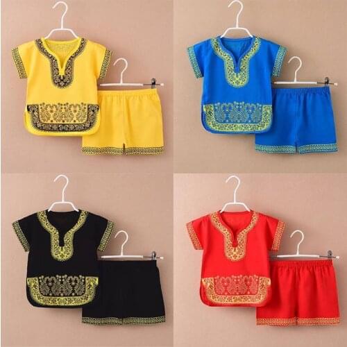 2021 summer mens and womens wear two piece set of Chinese style short sleeve pants