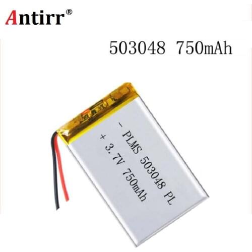 Best battery brand 3.7V 503048 053048 750MAH MP3 lithium polymer MP4 Bluetooth GPS wireless stereo headset tablet battery