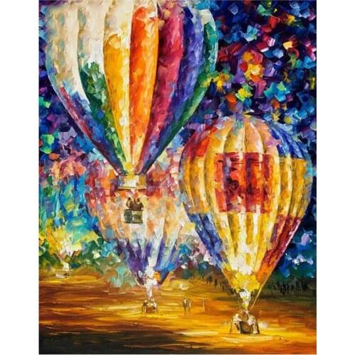 Hot Selling 5D DiY Diamond Painting Set Embroidery Cross-Stitch Diamond Hot Air Balloon Painting Mosaic Picture Design FH712