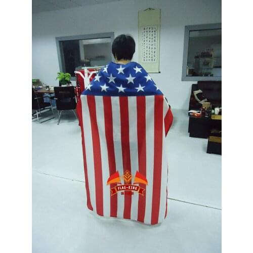 United States national body flag ,100% polyester 75*120cm body USA or America body flag