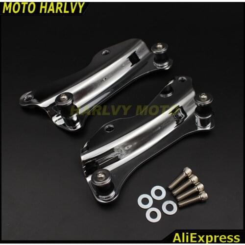 2017 NEW Chrome 4 Point Docking Hardware Kit For Harley Road King Street Glide 2014 2015 2016