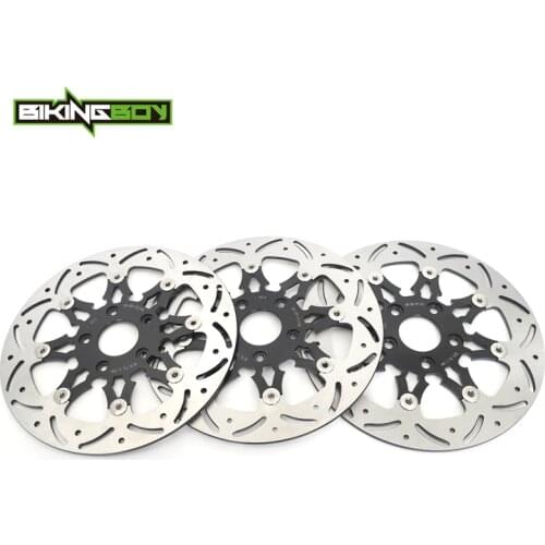 BIKINGBOY Front Rear Brake Discs Disks Rotors FXSTC Softail Custom Sportster XLH 883 1100 1200 88 89 90 91 92 93 94 95 96 97 98