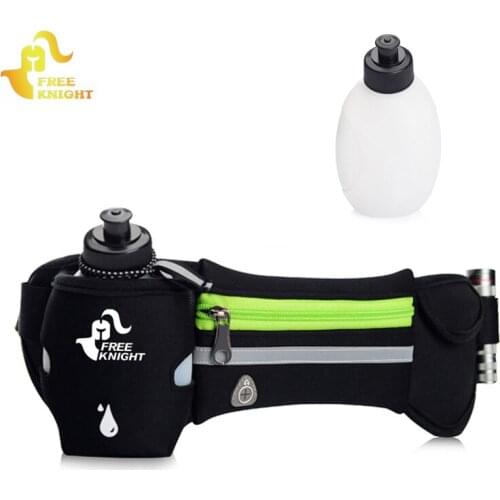 Running Hydration Belt Reflective Running Water Belt Men Women Waist Pack Outdoor Multifunction Running Bags New