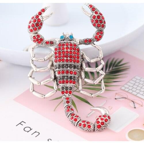 Promotion high quality scorpion keychain constellation zinc alloy fine bag keychain Pendant