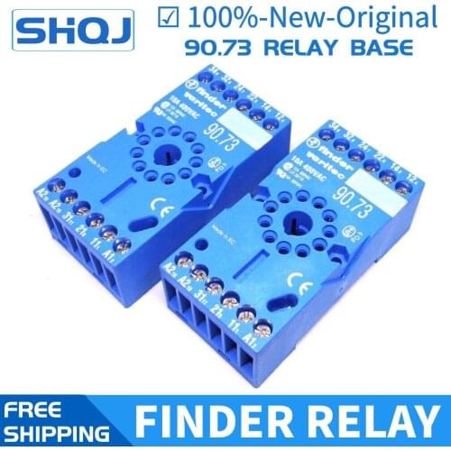 Finder relay socket 90.73 10A 11pin Brand new and original